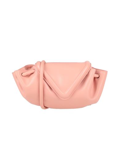 Shop Bottega Veneta Handbags In Salmon Pink