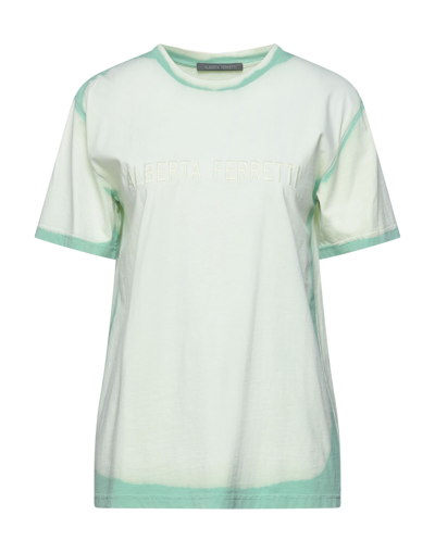 Shop Alberta Ferretti T-shirts In Light Green
