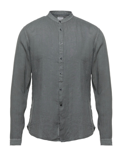 Shop Caliban 820 Shirts In Grey