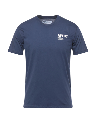 Shop Affix T-shirts In Slate Blue