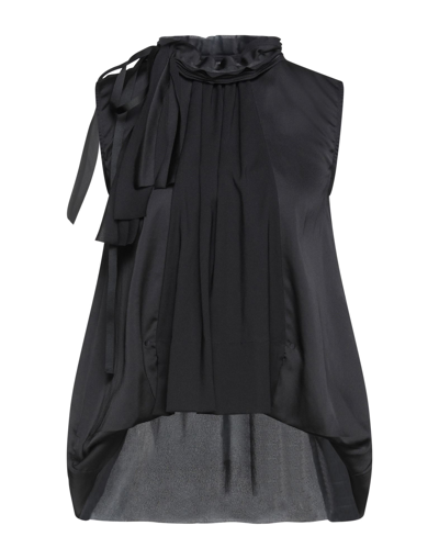 Shop High Woman Top Black Size 4 Polyester