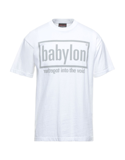 Shop Babylon Man T-shirt White Size Xl Cotton