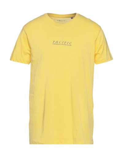 Shop Pacific Man T-shirt Yellow Size L Cotton