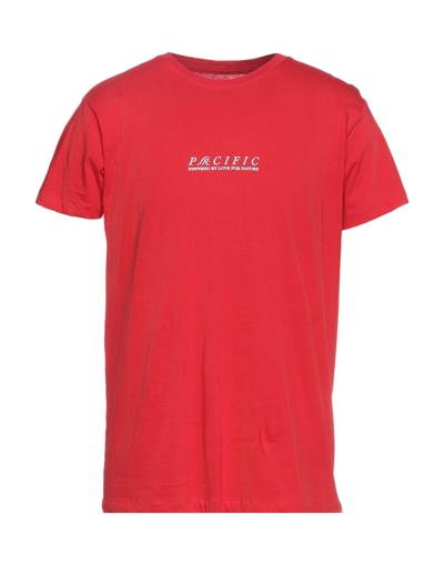 Shop Pacific Man T-shirt Red Size M Cotton