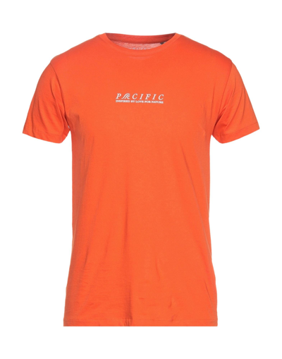 Shop Pacific Man T-shirt Orange Size S Cotton