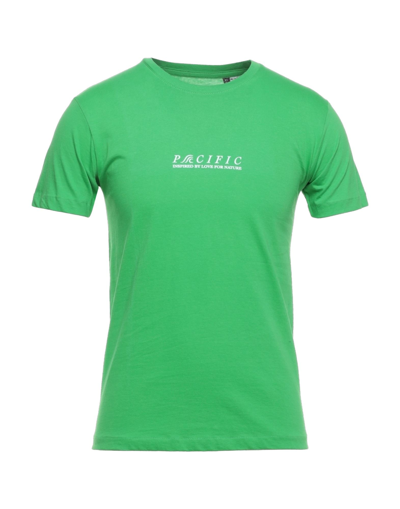 Shop Pacific Man T-shirt Green Size S Cotton