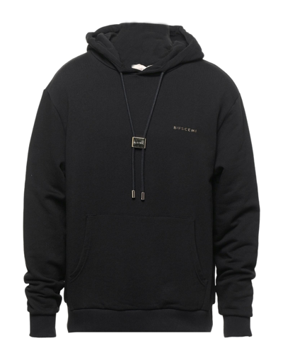 Shop Buscemi Man Sweatshirt Black Size S Cotton, Brass