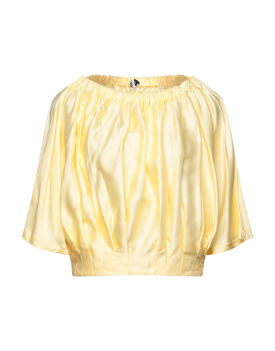 Shop Max & Moi Woman Top Yellow Size 6 Viscose