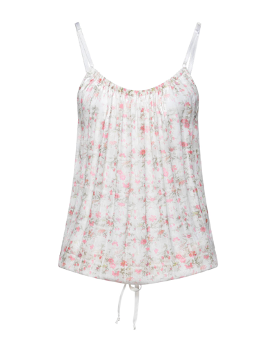 Galliano Tops In White