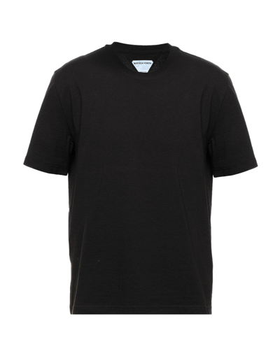 Shop Bottega Veneta Man T-shirt Dark Brown Size S Cotton