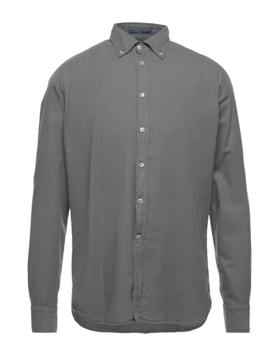 Shop B.d.baggies B. D.baggies Man Shirt Grey Size 15 ¾ Cotton