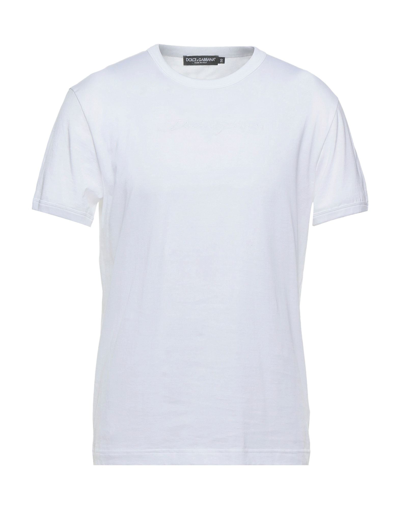 Dolce & Gabbana Cotton Crew-neck T-shirt In White