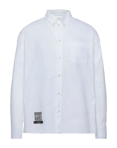 Shop Buscemi Man Shirt White Size 42 Cotton, Pvc - Polyvinyl Chloride