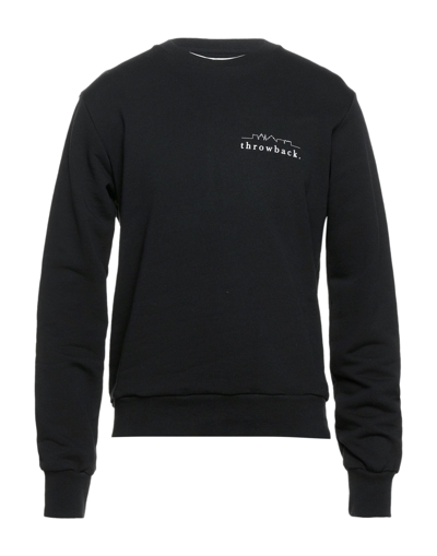 Shop Throwback Sweatshirts In Black