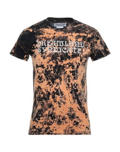 Shop Dreamland Syndicate T-shirts In Orange