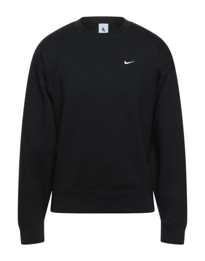 Shop Nike Man Sweatshirt Black Size L Cotton, Polyester