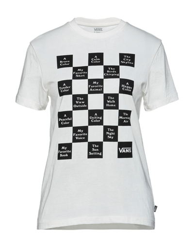 Vans T-shirts In White