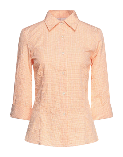Shop Emisphere Woman Shirt Orange Size 4 Cotton