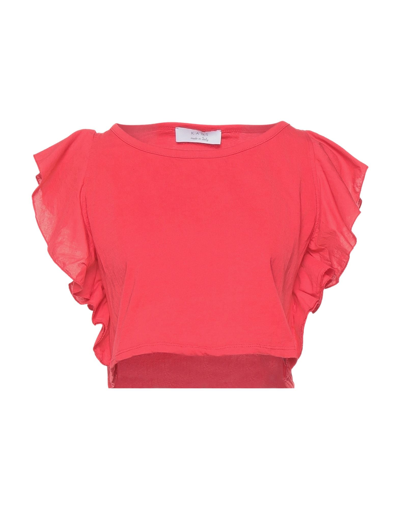 Shop Kaos Woman T-shirt Red Size M Cotton, Elastane
