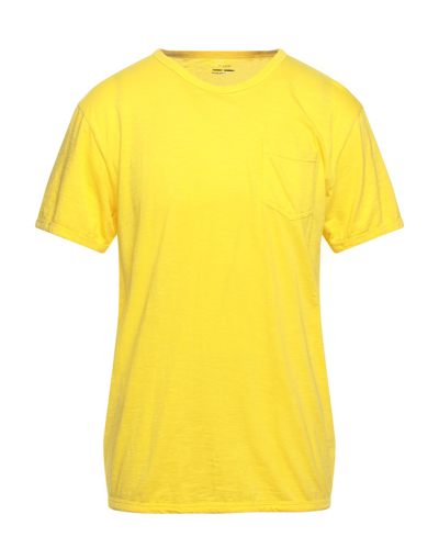 Shop Bomboogie Man T-shirt Yellow Size S Cotton