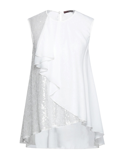 Shop High Woman Top White Size 2 Polyester, Elastane