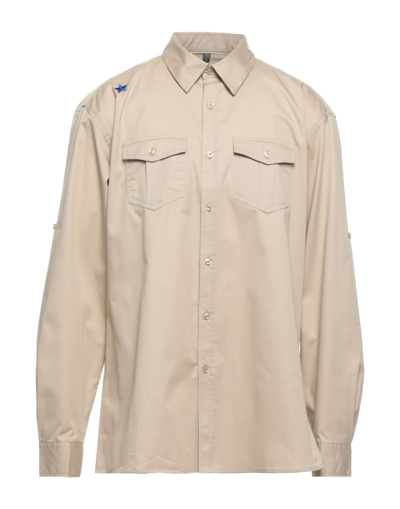 Shop The Editor Man Shirt Beige Size M Cotton