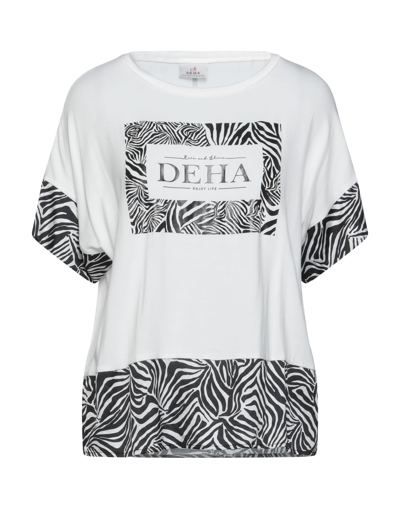 Shop Deha T-shirts In White