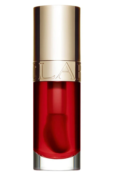 Shop Clarins Lip Comfort Oil In 08 Strawberry