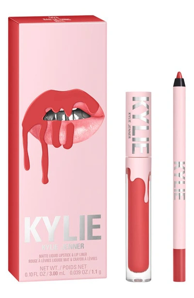 Shop Kylie Cosmetics Matte Lip Kit In Bad Lil Thing