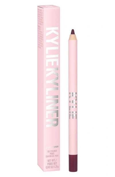 Shop Kylie Cosmetics Gel Eye Pencil In Red Plum