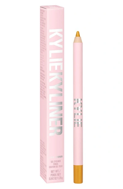 Shop Kylie Cosmetics Gel Eye Pencil In Bright Gold