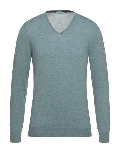 Shop Block23 Man Sweater Sage Green Size M Wool, Polyamide