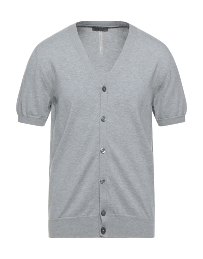 Shop +39 Masq Man Cardigan Grey Size L Cotton