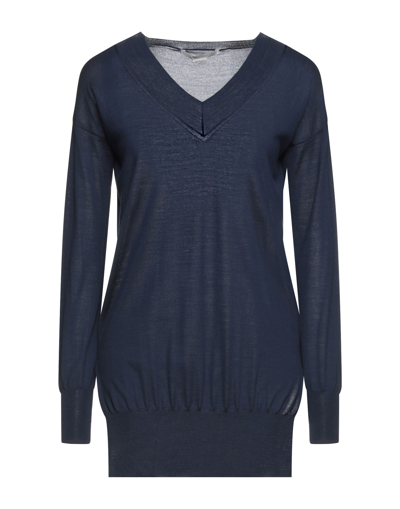 Shop Stella Mccartney Woman Sweater Midnight Blue Size 4-6 Virgin Wool
