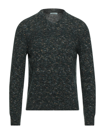 Shop Block23 Man Sweater Dark Green Size 42 Wool, Cotton, Polyamide