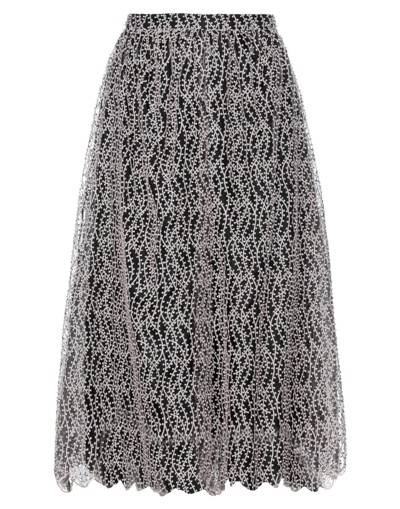 Shop Be Blumarine Woman Midi Skirt Black Size 12 Polyester
