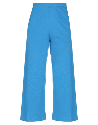 Shop Neera 20.52 Woman Pants Azure Size 6 Cotton In Blue