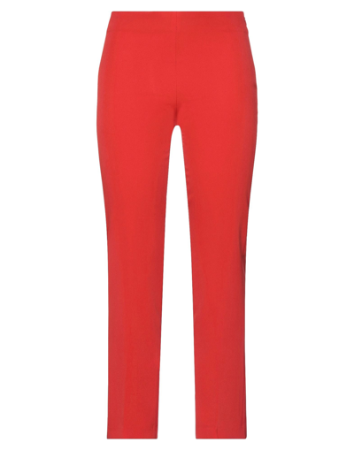 Shop Kate By Laltramoda Woman Pants Red Size 12 Polyester, Elastane