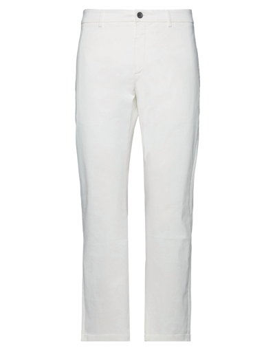 Shop Department 5 Man Pants Ivory Size 35 Cotton, Elastane In White