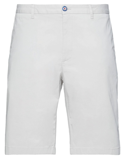 Shop Fred Mello Man Shorts & Bermuda Shorts Light Grey Size 31 Cotton, Elastane