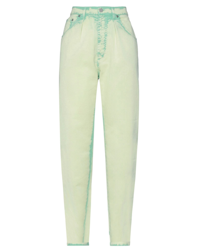 Shop Alberta Ferretti Jeans In Light Green