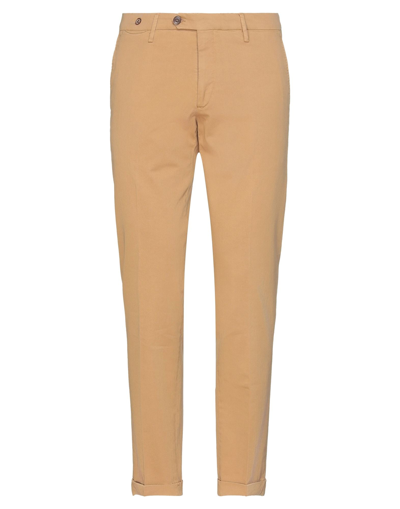 Shop Filetto Pants In Camel