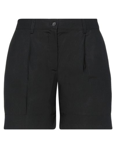 Shop P.a.r.o.s.h P. A.r. O.s. H. Woman Shorts & Bermuda Shorts Black Size Xs Cotton