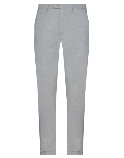 Shop Oaks Man Pants Light Grey Size 40 Polyester, Viscose, Elastane