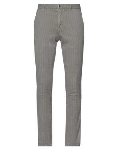 Shop Mason's Man Pants Dove Grey Size 34 Linen, Cotton, Polyester, Elastane