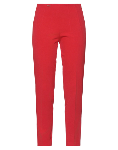 Shop Michael Coal Woman Pants Red Size 31 Viscose, Polyamide, Polyester, Elastane