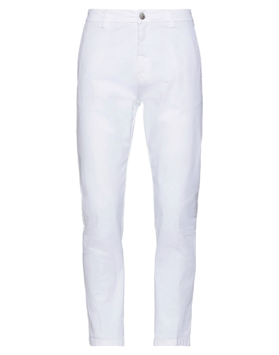 Shop S.b. Concept S. B. Concept Man Pants White Size 35 Cotton, Elastane