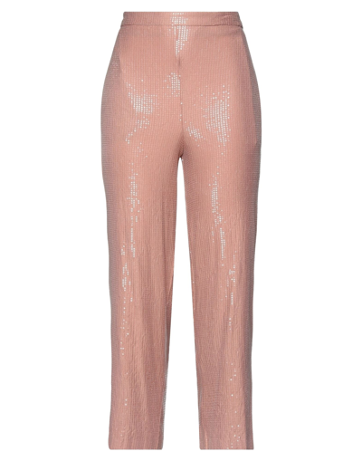 Shop Kiltie Woman Pants Blush Size 8 Viscose, Elastane In Pink