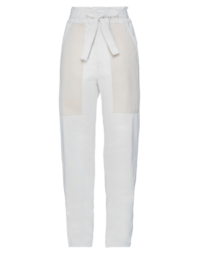 Shop Forte Dei Marmi Couture Woman Pants White Size 6 Cotton, Elastane