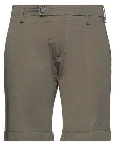 Shop Michael Coal Man Shorts & Bermuda Shorts Military Green Size 32 Cotton, Elastane